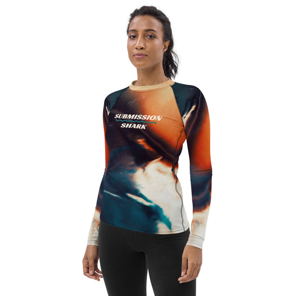 jiu jitsu gear BJJ apparel Harmonic Reverence ~ Women's Rash Guard