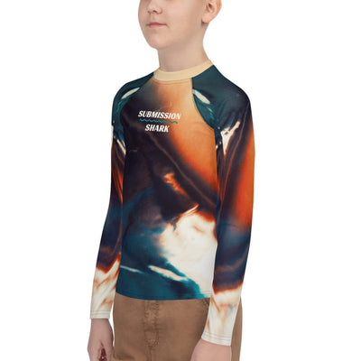 jiu jitsu gear BJJ apparel Harmonic Reverence ~ Youth Rash Guard