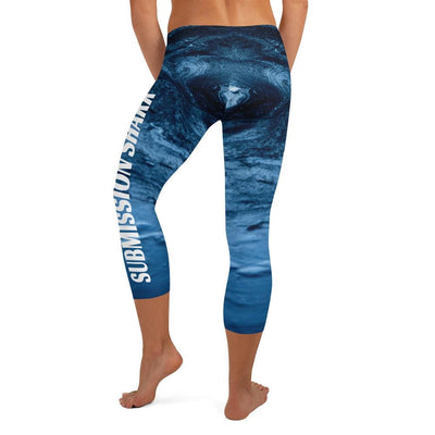 jiu jitsu gear BJJ apparel Ice Magma ~ Capri Leggings