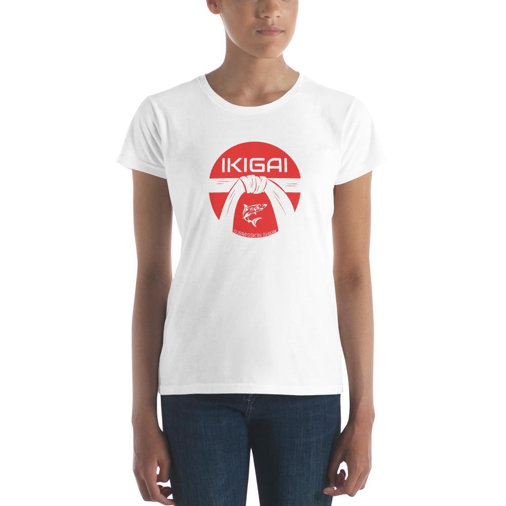 jiu jitsu gear BJJ apparel IKIGAI ~  Women's Fashion Fit Tee