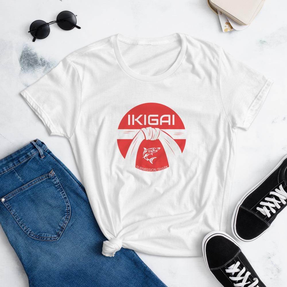 jiu jitsu gear BJJ apparel IKIGAI ~  Women's Fashion Fit Tee