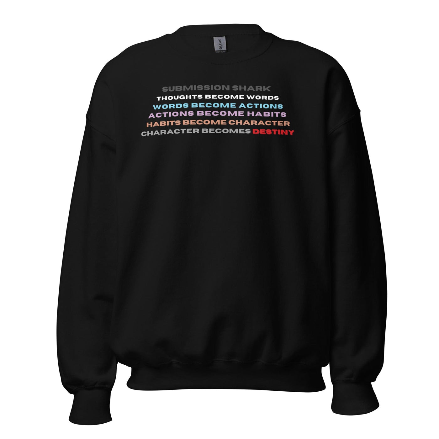 jiu jitsu gear BJJ apparel Jiu-Jitsu Habits Sweatshirt