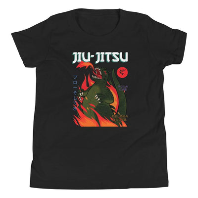 jiu jitsu gear BJJ apparel Jiu-Jitsu Kaiju ~ Youth T-Shirt