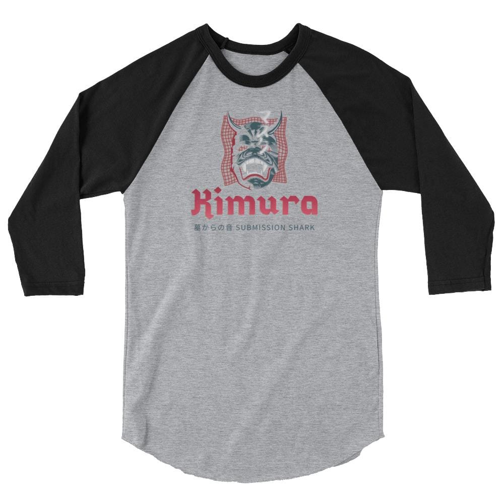 jiu jitsu gear BJJ apparel Kimura ~ 3/4 sleeve raglan shirt