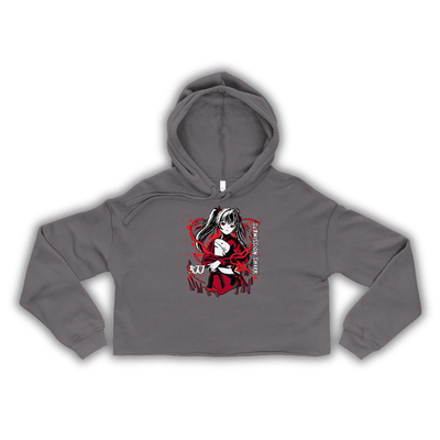 jiu jitsu gear BJJ apparel Lady In Red (T.C) Crop Hoodie