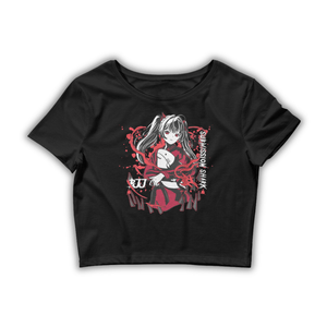 jiu jitsu gear BJJ apparel Lady In Red (T.C) Crop Tee