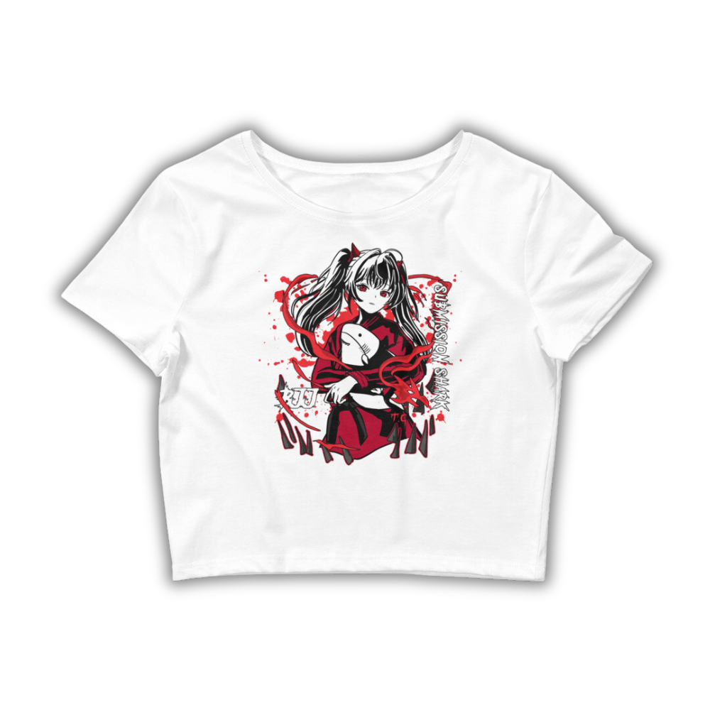 jiu jitsu gear BJJ apparel Lady In Red (T.C) Crop Tee