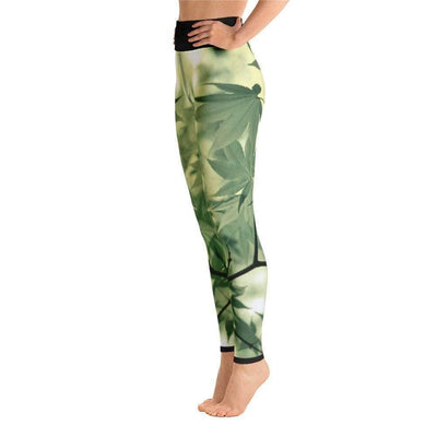 jiu jitsu gear BJJ apparel Legalize Leaf ~ High Waist Leggings