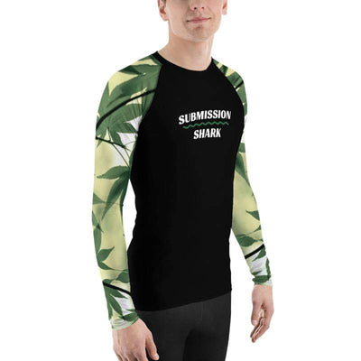 jiu jitsu gear BJJ apparel Legalize Leaf ~ Men's BJJ Rash Guard