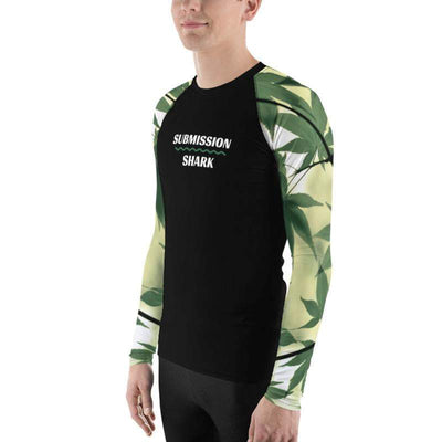 jiu jitsu gear BJJ apparel Legalize Leaf ~ Men's BJJ Rash Guard