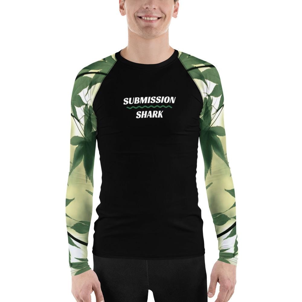 jiu jitsu gear BJJ apparel Legalize Leaf ~ Men's BJJ Rash Guard