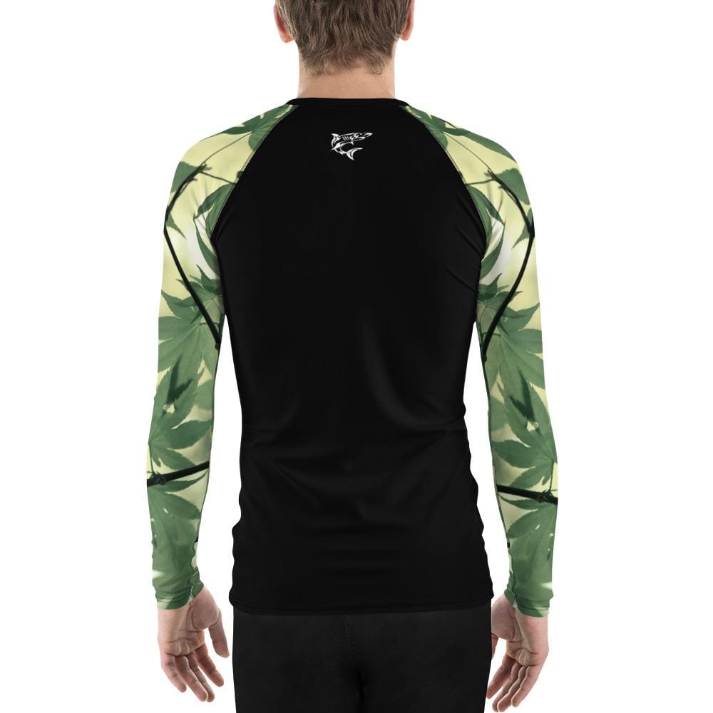 jiu jitsu gear BJJ apparel Legalize Leaf ~ Men's BJJ Rash Guard