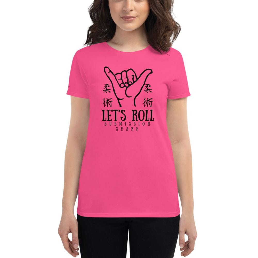 jiu jitsu gear BJJ apparel Let's Roll ~ Women's Fashion Fit Tee