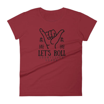 jiu jitsu gear BJJ apparel Let's Roll ~ Women's Fashion Fit Tee