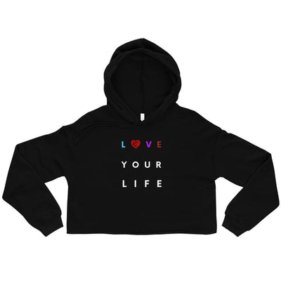 jiu jitsu gear BJJ apparel Love Your Life ~ Crop Hoodie