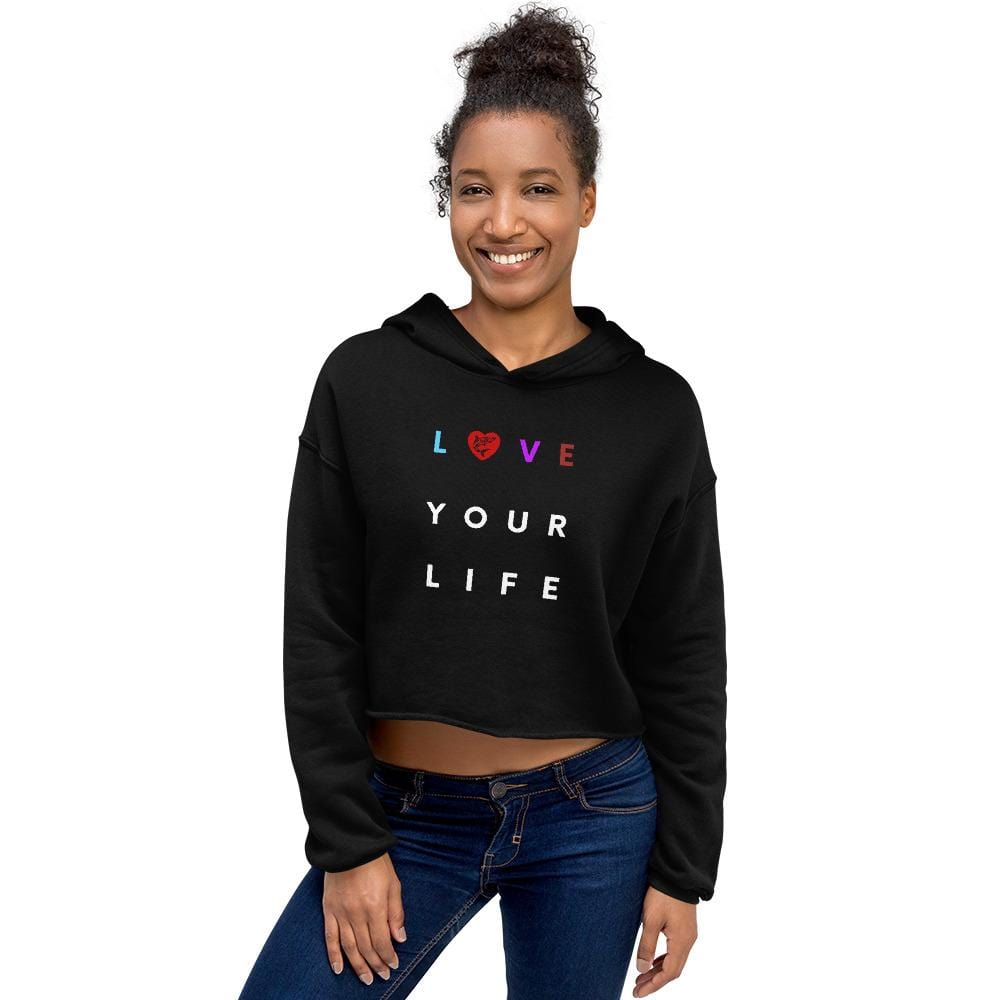 jiu jitsu gear BJJ apparel Love Your Life ~ Crop Hoodie