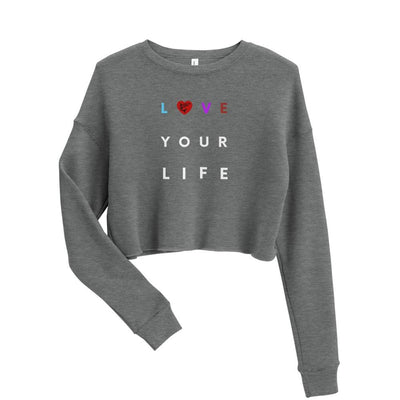 jiu jitsu gear BJJ apparel Love Your Life ~ Crop Sweatshirt