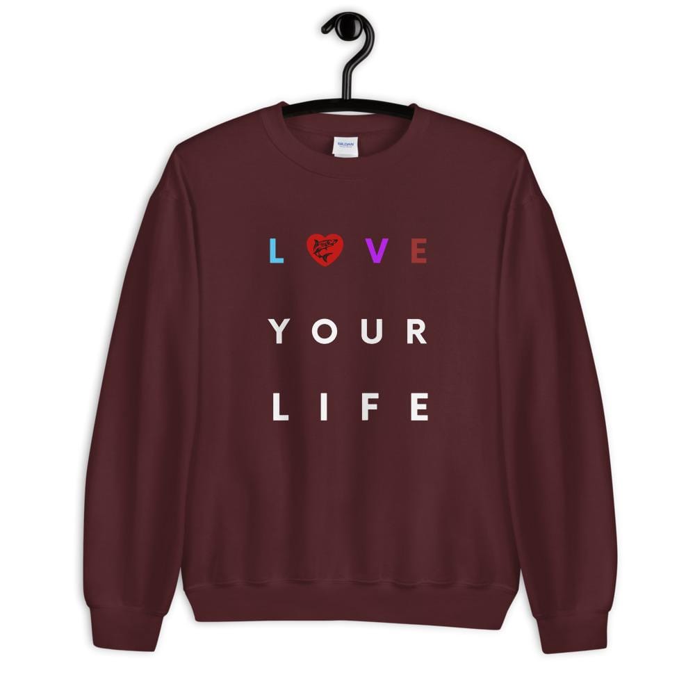 jiu jitsu gear BJJ apparel Love Your Life ~ Unisex Sweatshirt