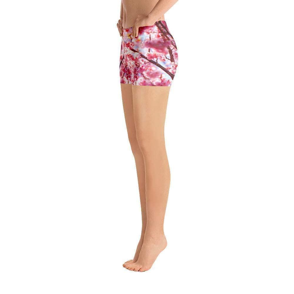 jiu jitsu gear BJJ apparel Morning Love | Pink & White Sports Shorts | Submission Shark