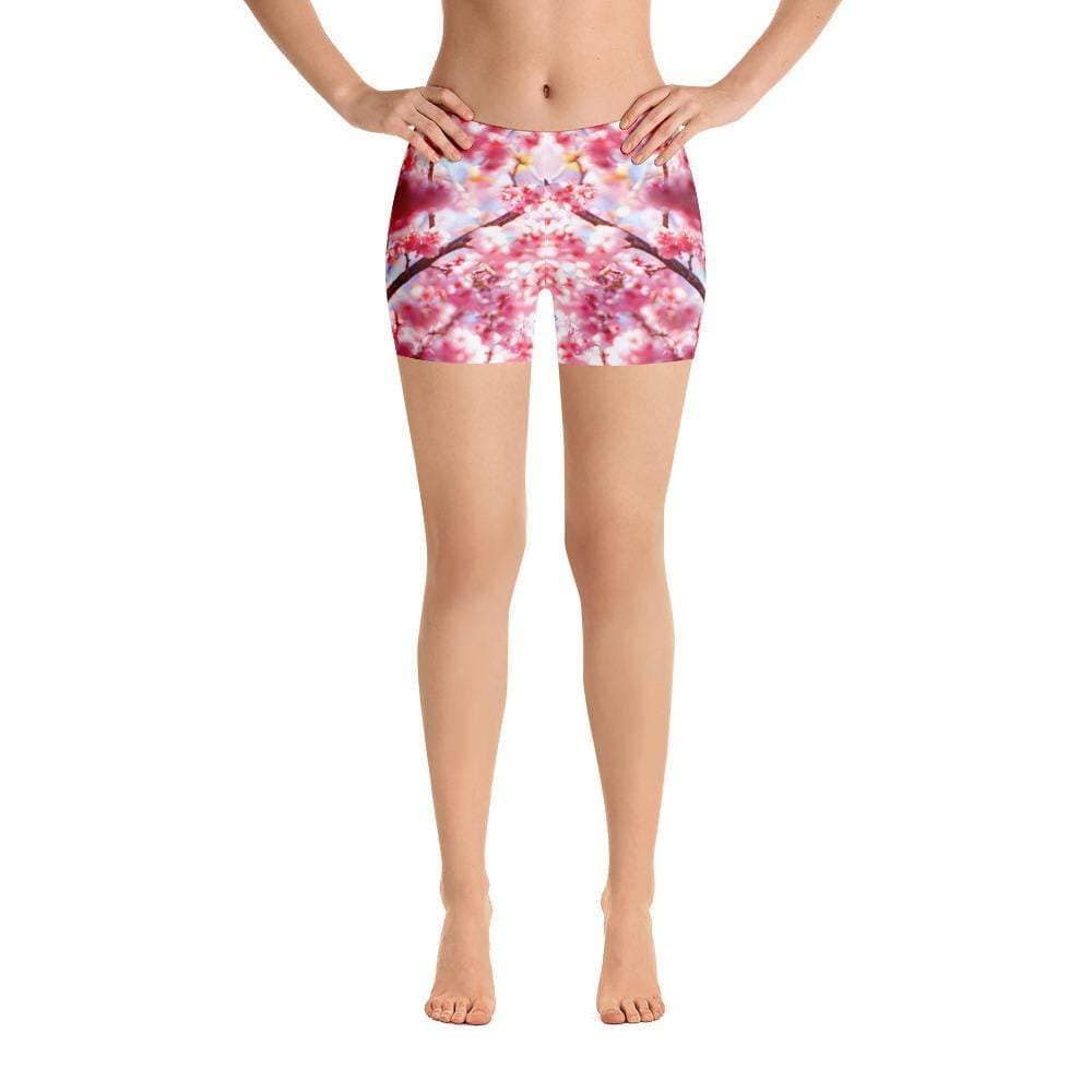 jiu jitsu gear BJJ apparel Morning Love | Pink & White Sports Shorts | Submission Shark