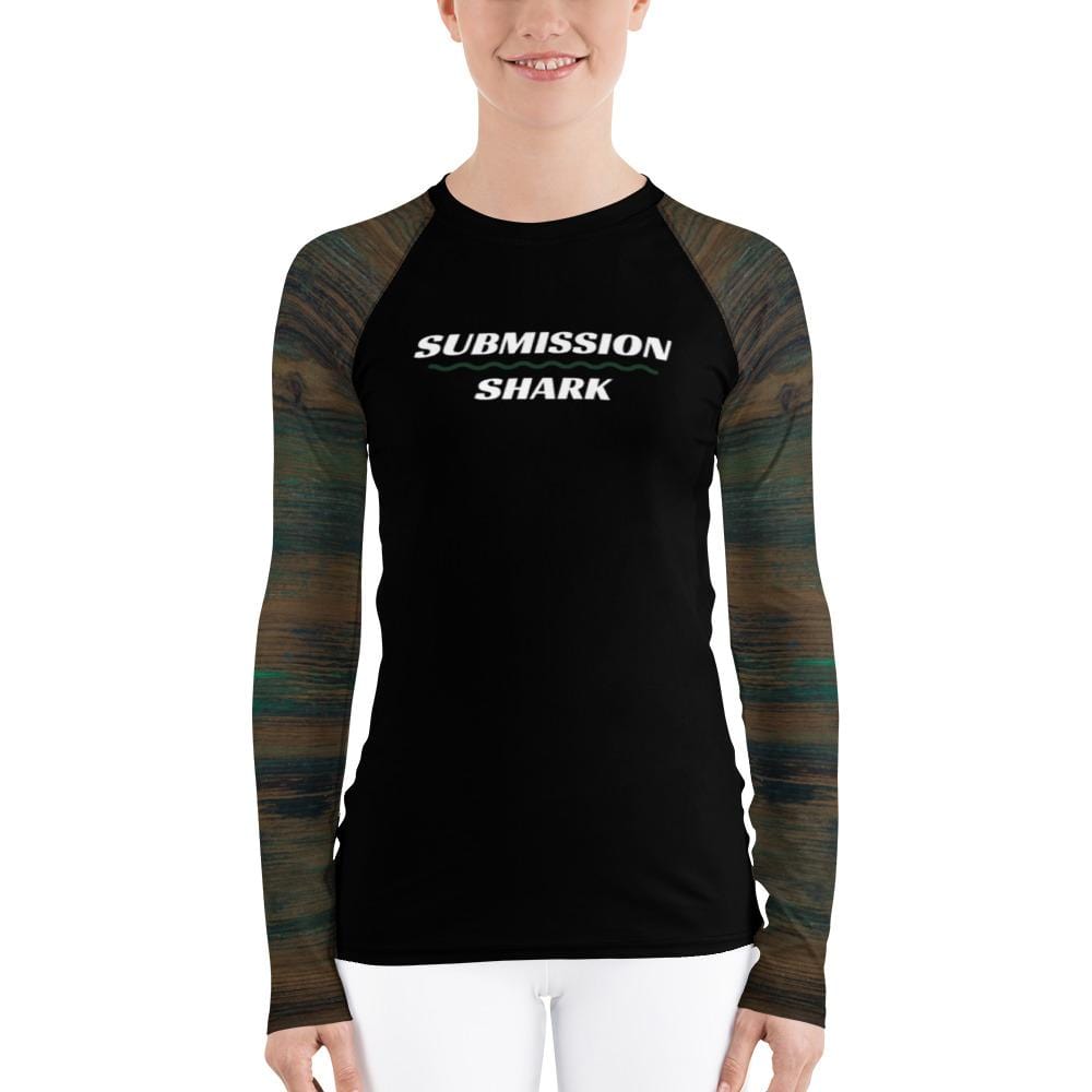 jiu jitsu gear BJJ apparel Mystic Woods ~ Women's Rash Guard