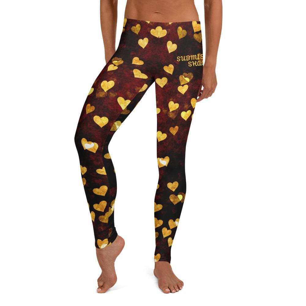 jiu jitsu gear BJJ apparel Night Hearts ~ Full Guard Leggings