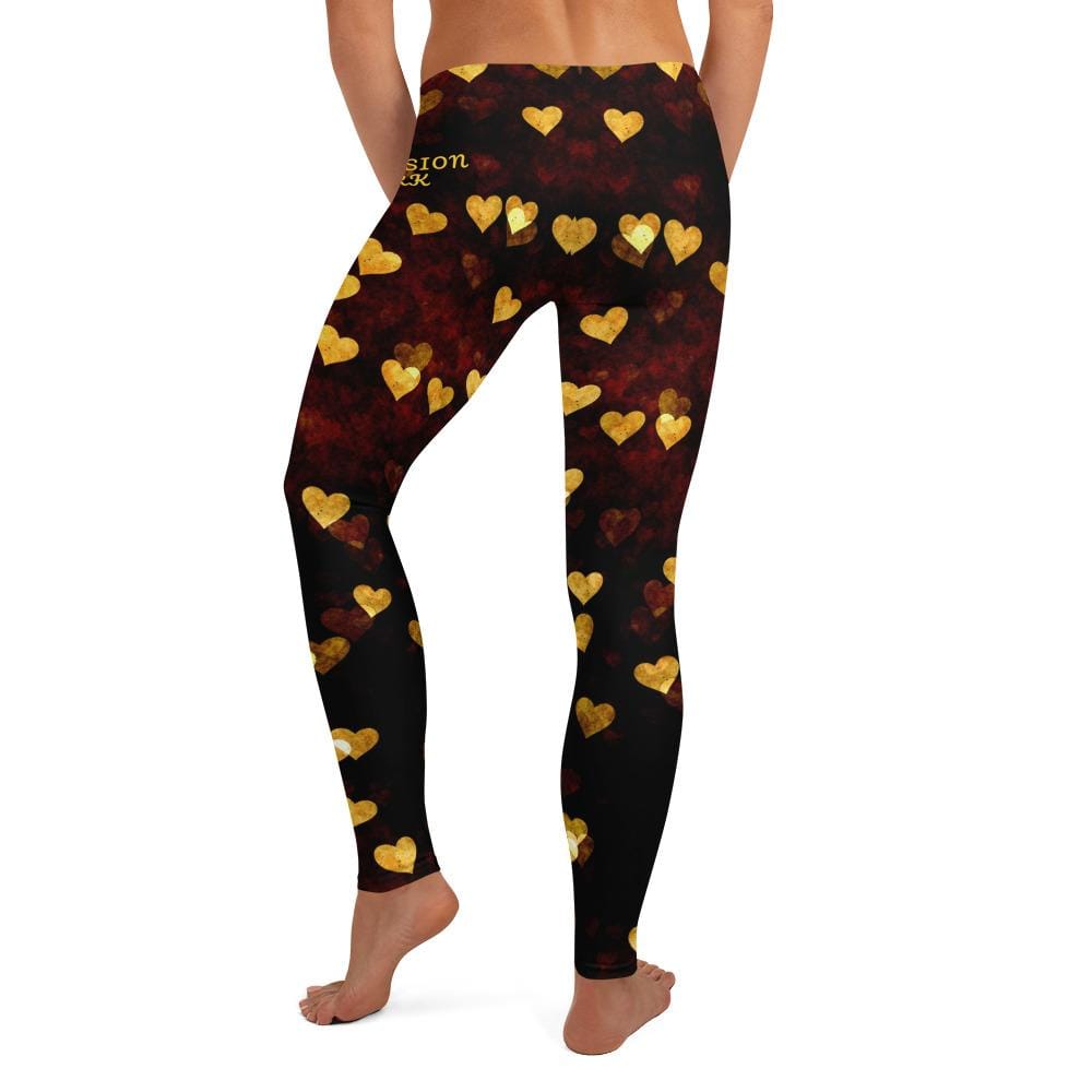 jiu jitsu gear BJJ apparel Night Hearts ~ Full Guard Leggings