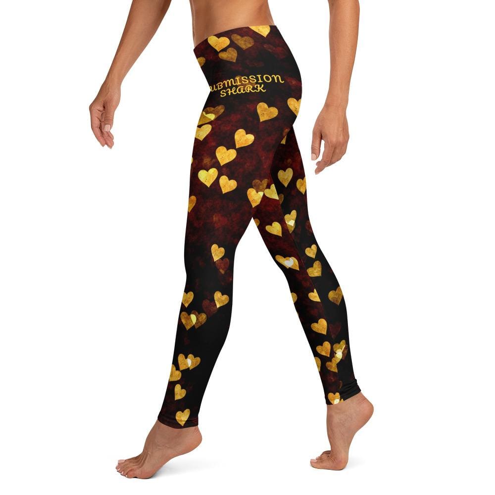 jiu jitsu gear BJJ apparel Night Hearts ~ Full Guard Leggings