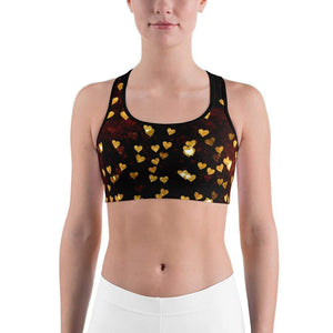 jiu jitsu gear BJJ apparel Night Hearts ~ Sports bra