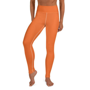 jiu jitsu gear BJJ apparel Orange SS Premium Standard ~ High-Waist Leggings