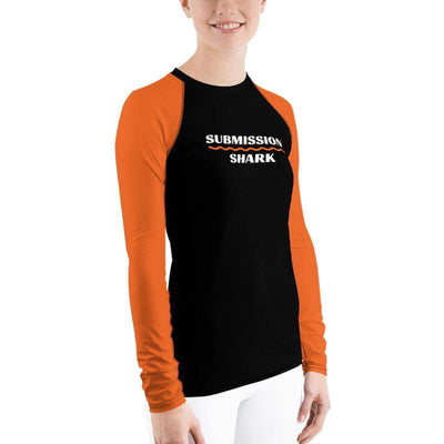 jiu jitsu gear BJJ apparel Orange SS Premium Standard ~ Women's Rash Guard