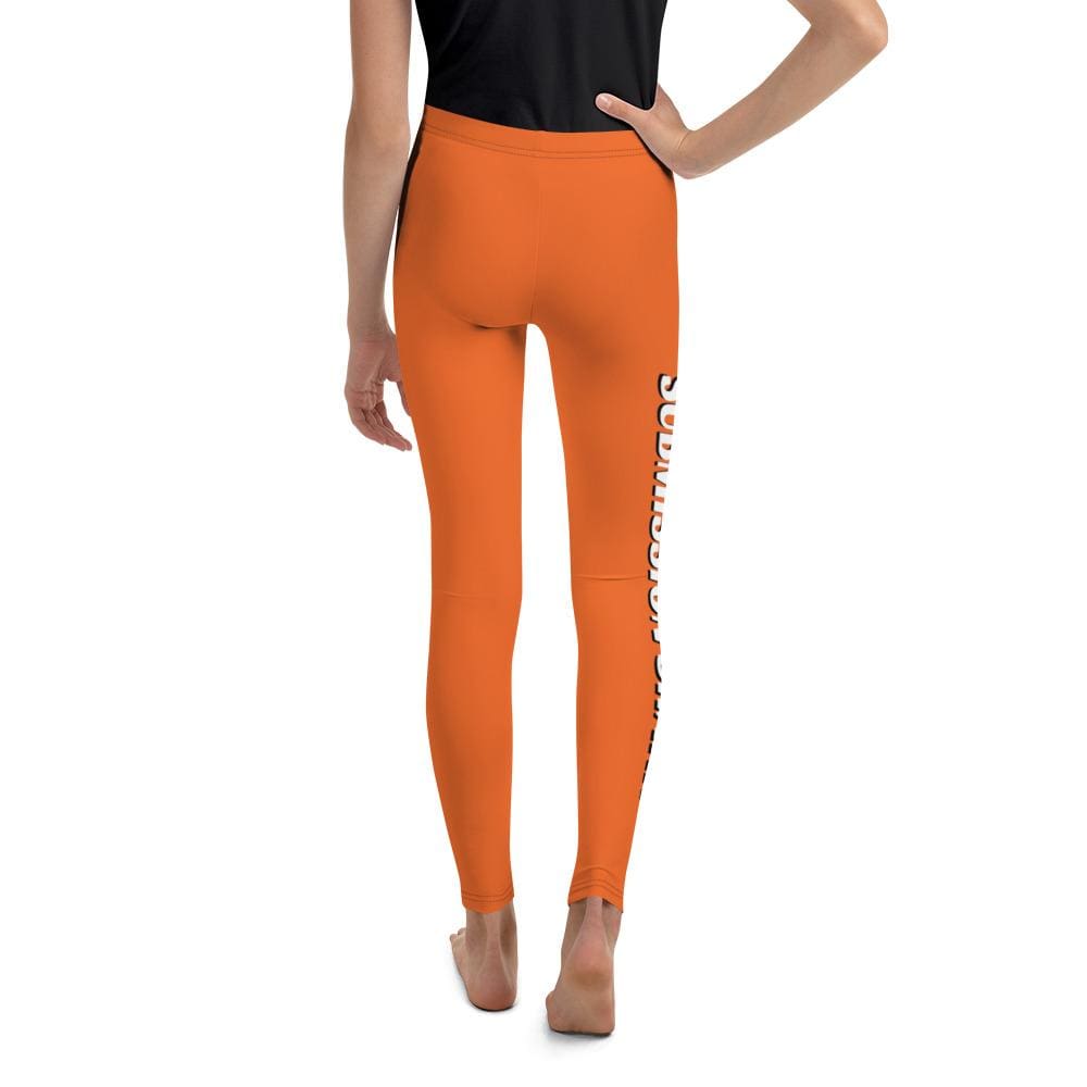 jiu jitsu gear BJJ apparel Orange SS Premium Standard ~ Youth Leggings