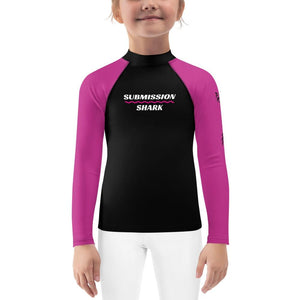 jiu jitsu gear BJJ apparel Pink SS Premium Standard ~ Kid's Rash Guard