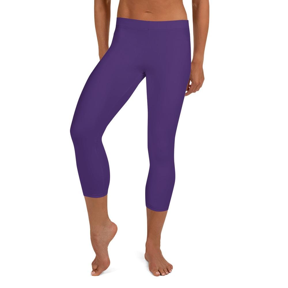 jiu jitsu gear BJJ apparel Purple SS Premium Standard ~ Capri Leggings