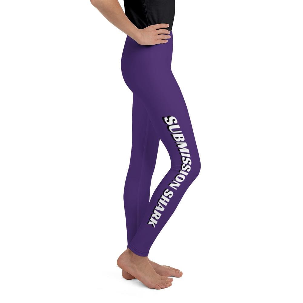 jiu jitsu gear BJJ apparel Purple SS Premium Standard ~ Youth Leggings