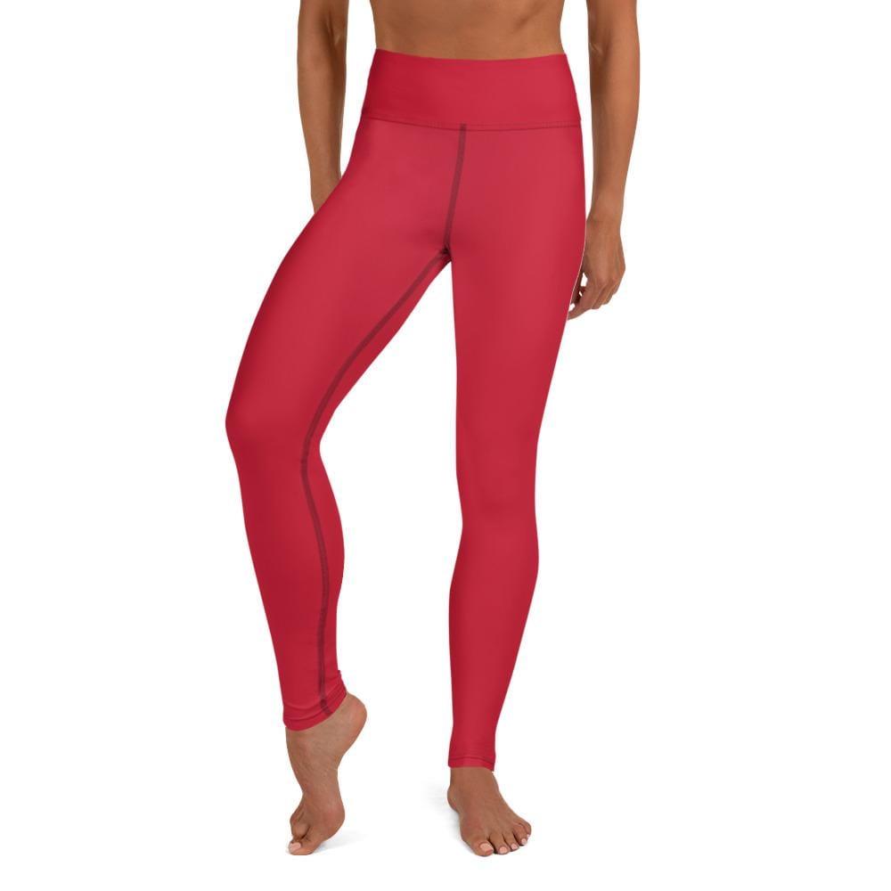 jiu jitsu gear BJJ apparel Red SS Premium Standard ~ High-Waist Leggings