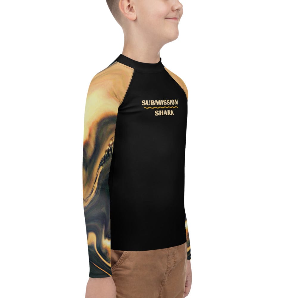 jiu jitsu gear BJJ apparel Relentless Hooks ~ Youth Rash Guard