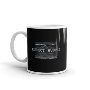 jiu jitsu gear BJJ apparel Respect + Hustle Mug | Submission Shark