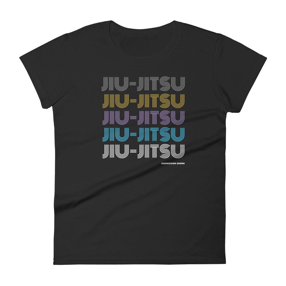 jiu jitsu gear BJJ apparel Retro Jiu-Jitsu ~ Women's Fashion Fit Tee