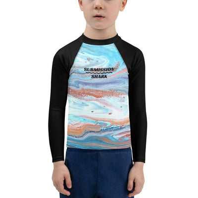 jiu jitsu gear BJJ apparel Saudade Sensation ~ Kids Rash Guard