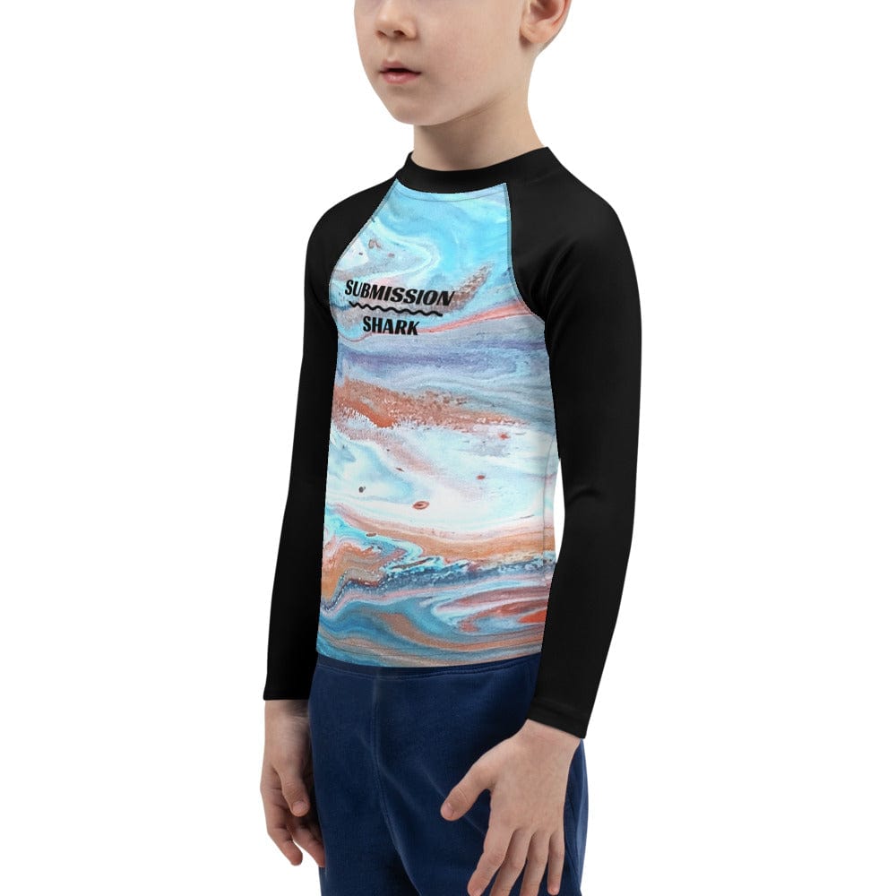 jiu jitsu gear BJJ apparel Saudade Sensation ~ Kids Rash Guard