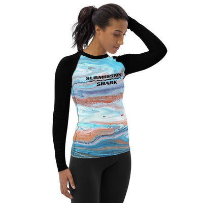 jiu jitsu gear BJJ apparel Saudade Sensation ~ Women's Rash Guard