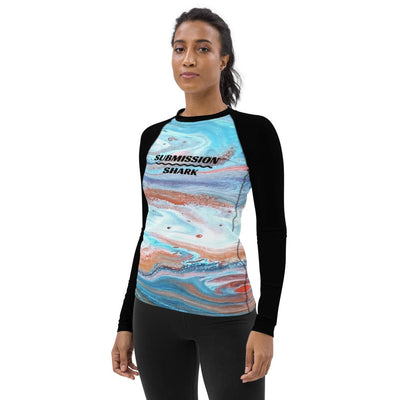 jiu jitsu gear BJJ apparel Saudade Sensation ~ Women's Rash Guard