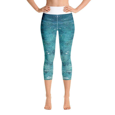 jiu jitsu gear BJJ apparel Shallow Shores Yoga Capri Leggings