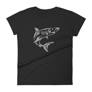 jiu jitsu gear BJJ apparel Shark Attack ~ Women's Fashion Fit Tee