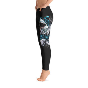 jiu jitsu gear BJJ apparel Shark Frenzy Leggings | Submission Shark