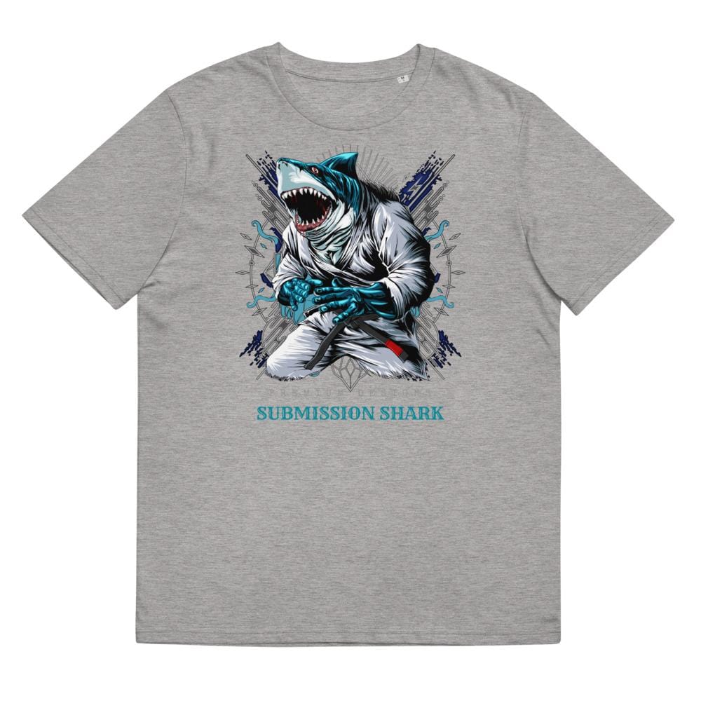 jiu jitsu gear BJJ apparel Shark Frenzy ~ Unisex Organic T-Shirt