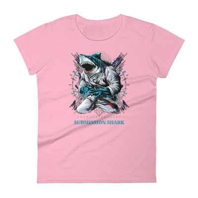 jiu jitsu gear BJJ apparel Shark Frenzy ~ Women's Fashion Fit Tee