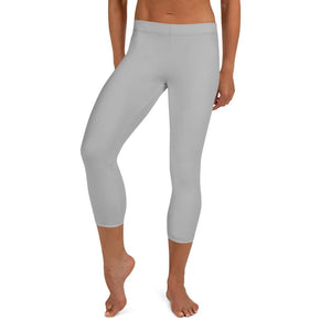 jiu jitsu gear BJJ apparel Silver SS Premium Standard ~ Capri Leggings