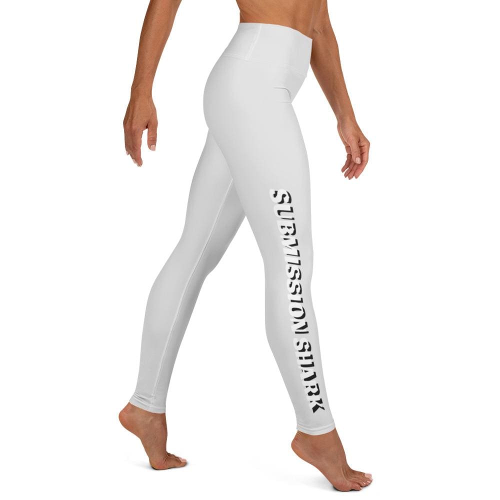 jiu jitsu gear BJJ apparel Silver SS Premium Standard ~ High-Waist Leggings